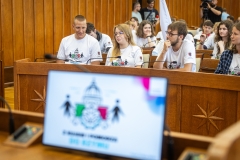 22.07.2025 Spotkanie z młodzieżą przed wyjazdem na pielgrzymkę do Rzymu - fot. Szymon Zdziebło / www.tarantoga.pl