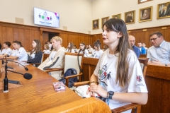 22.07.2025 Spotkanie z młodzieżą przed wyjazdem na pielgrzymkę do Rzymu - fot. Szymon Zdziebło / www.tarantoga.pl