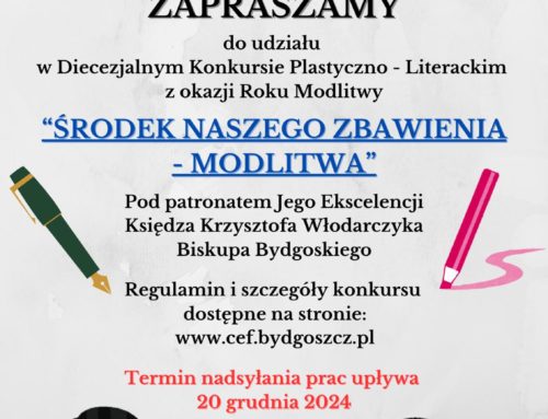 Konkurs dla uczniów nt. modlitwy przed Rokiem Jubileuszowym