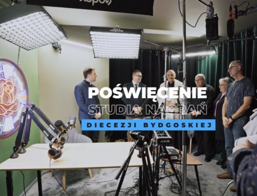 Bp Krzysztof Włodarczyk poświęcił studio nagrań biura prasowego