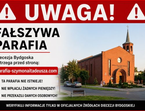 KOMUNIKAT BIURA PRASOWEGO DIECEZJI BYDGOSKIEJ
