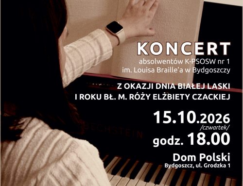 Koncert absolwentów ośrodka Braille’a