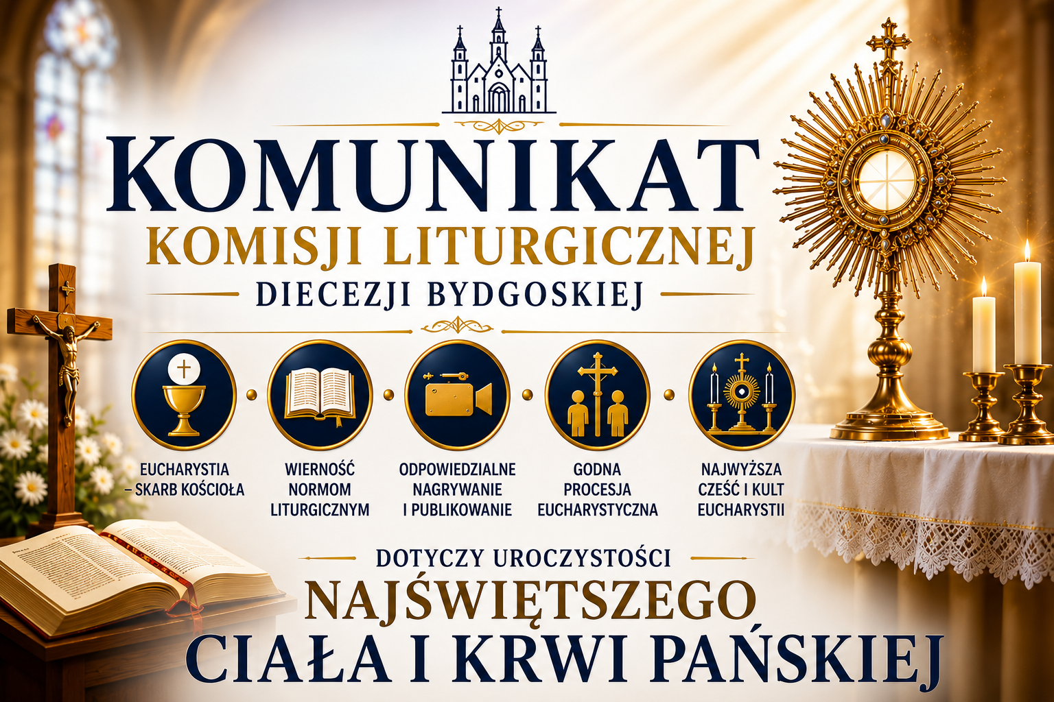 KOMUNIKAT KOMISJI LITURGICZNEJ DIECEZJI BYDGOSKIEJ